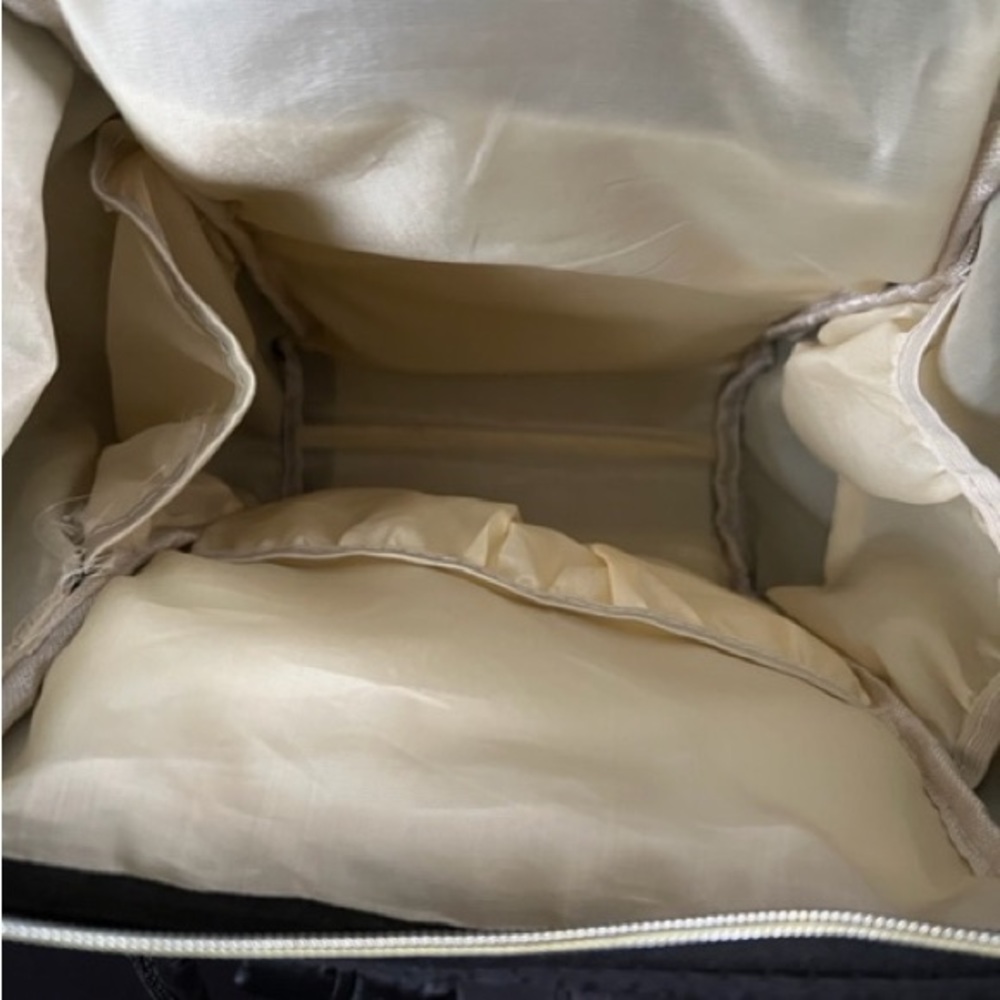 Patch Detail Quilted Backpack - image 5